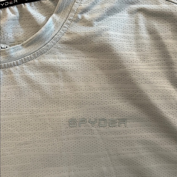 Spyder Men’s Light Blue Athletic Performance Short Sleeve T Shirt Size XL - Picture 3 of 7
